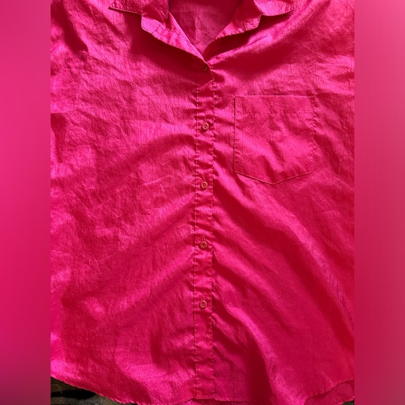 Women’s kreations pink satin top - Picture 2 of 5